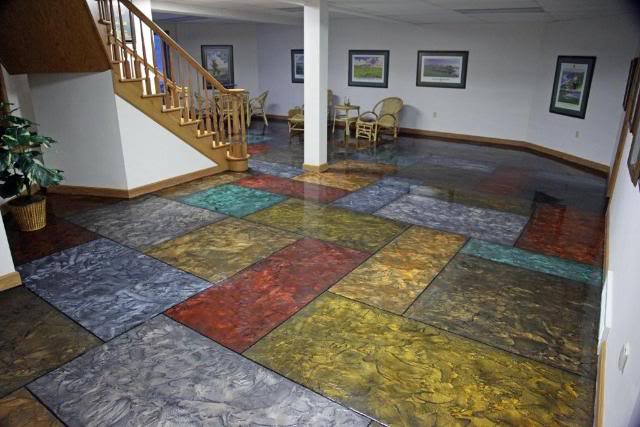 ECS North Ohio Reflector Custom Basement Epoxy Flooring 83